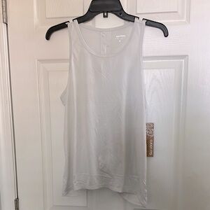 Splendid White Sleeveless Tank Top color dawn